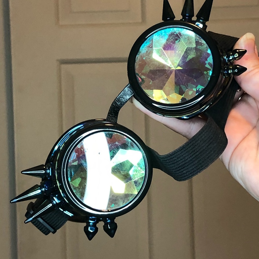 kaleidoscope steampunk goggles